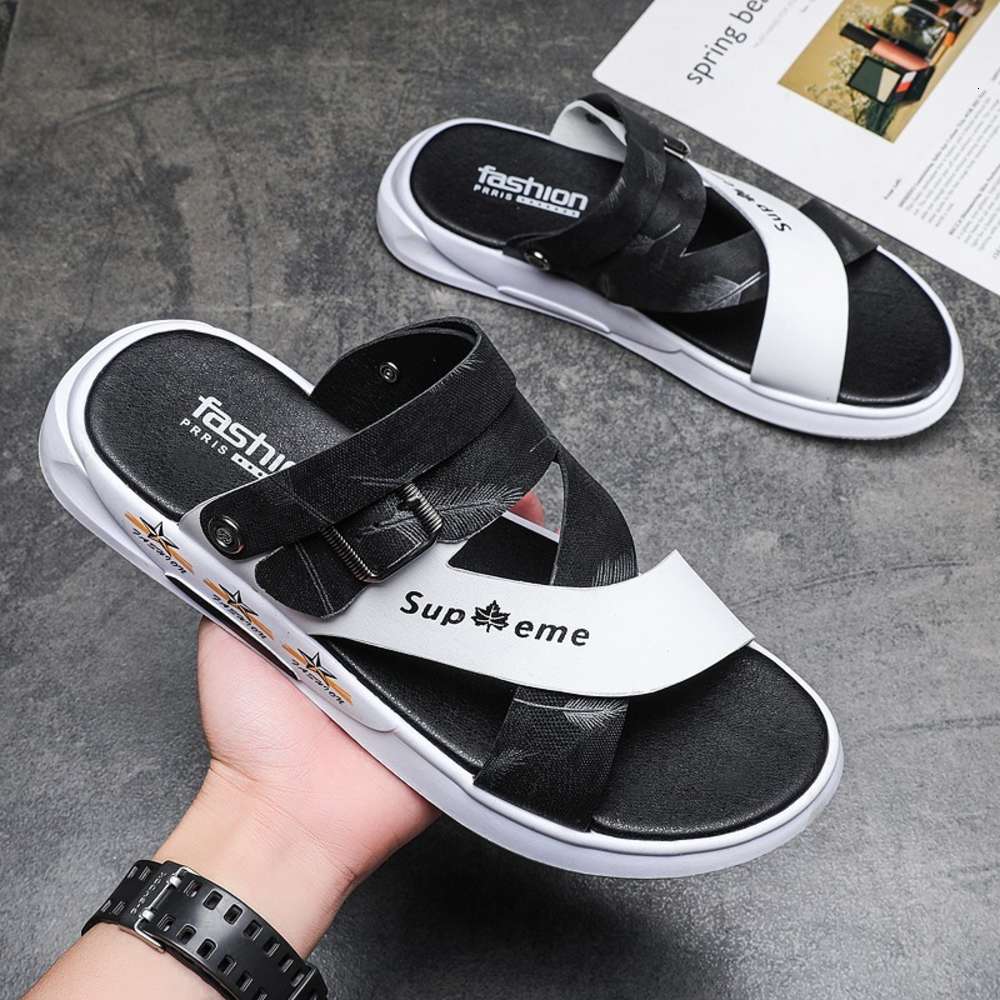 Men's sandals 2021 summer new fashion cool slippers dual use anti slip personality outdoor men's shoes2ION, Black
Men's sandals 2021 summer new fashion cool slippers dual use anti slip personality outdoor men's shoes2ION, Black