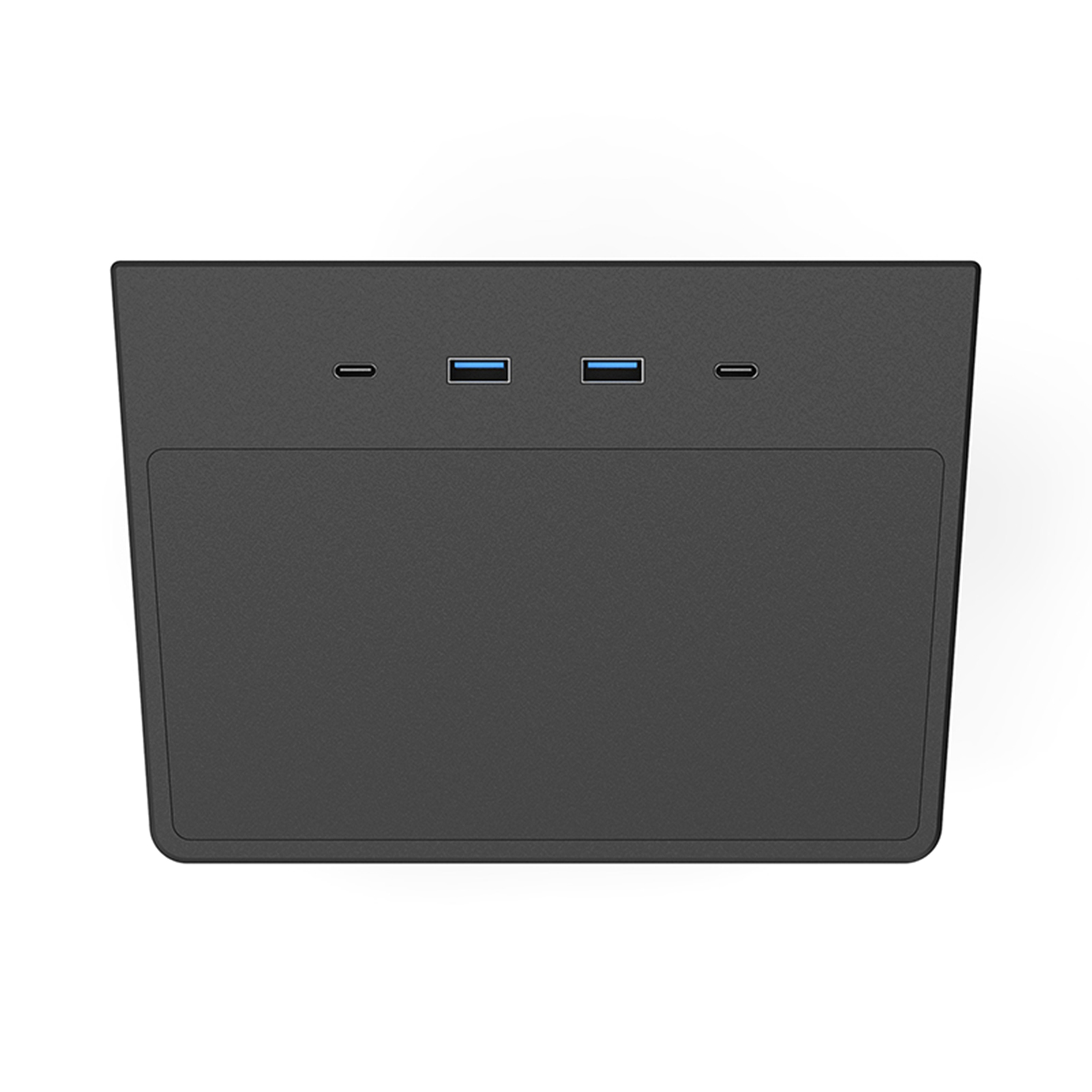 USB Hub For Tesla Model 3 Y Wireless Charging 5 Ports SSD Disk Storage Center Console Kit Car Accessories Pad Type-C Connector