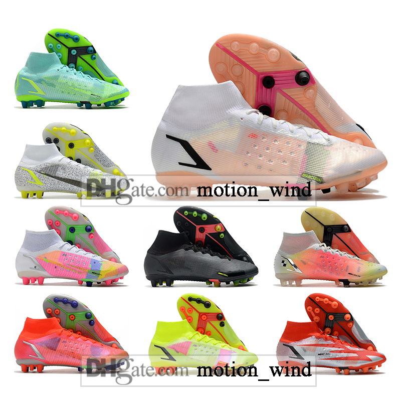 GIFT BAG Mens High Ankle Football Boots Ronaldo CR7 Mercurial Superfly 8 VIII Elite AG Firm Ground Cleats Superflys 14 XIV Neymar ACC Outdoor Men Soccer Shoes, Color 2
GIFT BAG Mens High Ankle Football Boots Ronaldo CR7 Mercurial Superfly 8 VIII Elite AG Firm Ground Cleats Superflys 14 XIV Neymar ACC Outdoor Men Soccer Shoes, Color 2