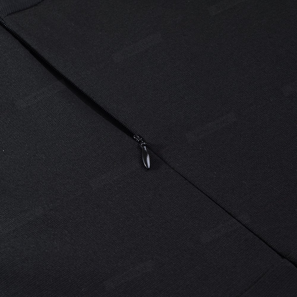 Nice-Forever Solid Color Elegant Work Office Dresses Business Formal Party Bodycon Sheath Women Dress B584 210409