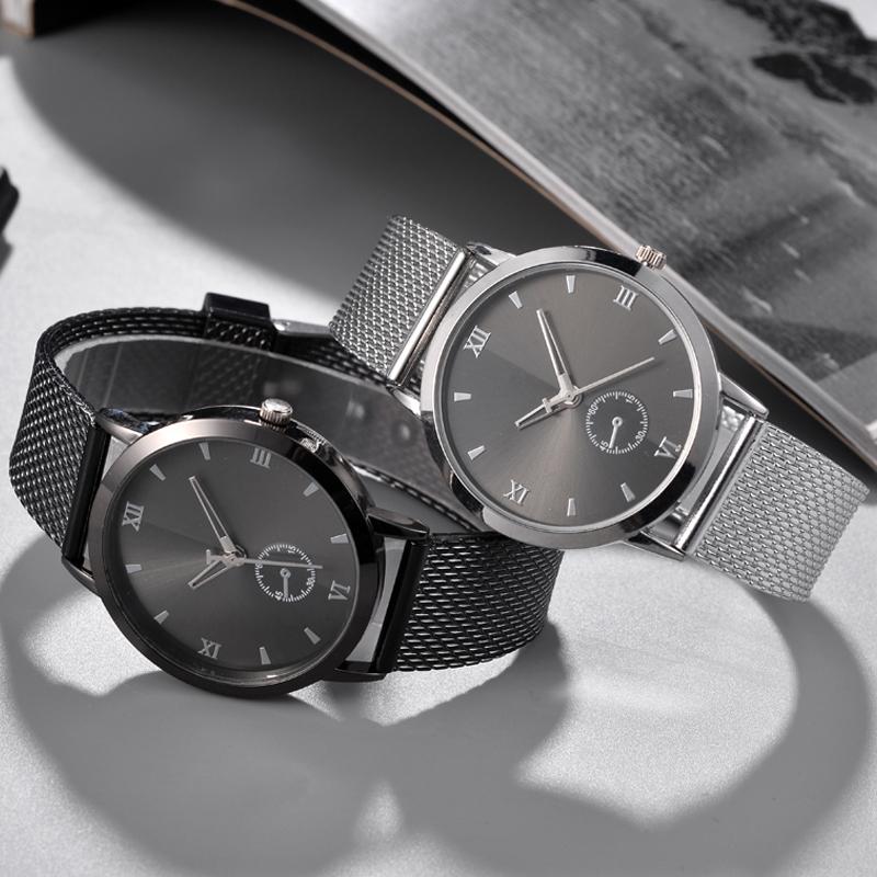 Wristwatches Simple Watch Unisex Fashion Quartz Geneva Clocks Rose Gold Mesh Strap Dress Party Decoration Relogio Masculino, White
Wristwatches Simple Watch Unisex Fashion Quartz Geneva Clocks Rose Gold Mesh Strap Dress Party Decoration Relogio Masculino, White