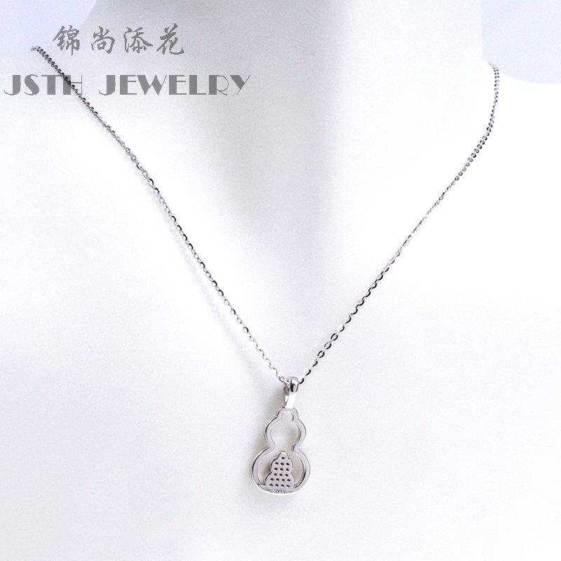Chains JSTH S925 Sterling Silver Summer Selling INS Double Gourd Necklace With Zircon To Keep In LOVEC154C0112
Chains JSTH S925 Sterling Silver Summer Selling INS Double Gourd Necklace With Zircon To Keep In LOVEC154C0112