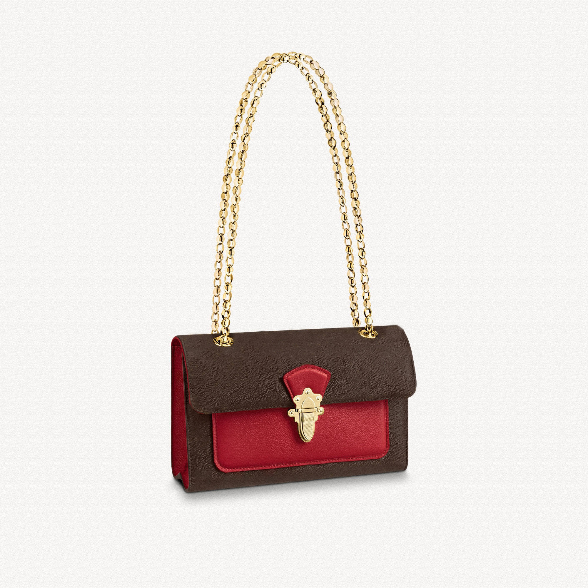 Fashion shoulder hand bag metal chain two tone lady tote bags women's design handbag luxury purses for women, Only box
Fashion shoulder hand bag metal chain two tone lady tote bags women's design handbag luxury purses for women, Only box
