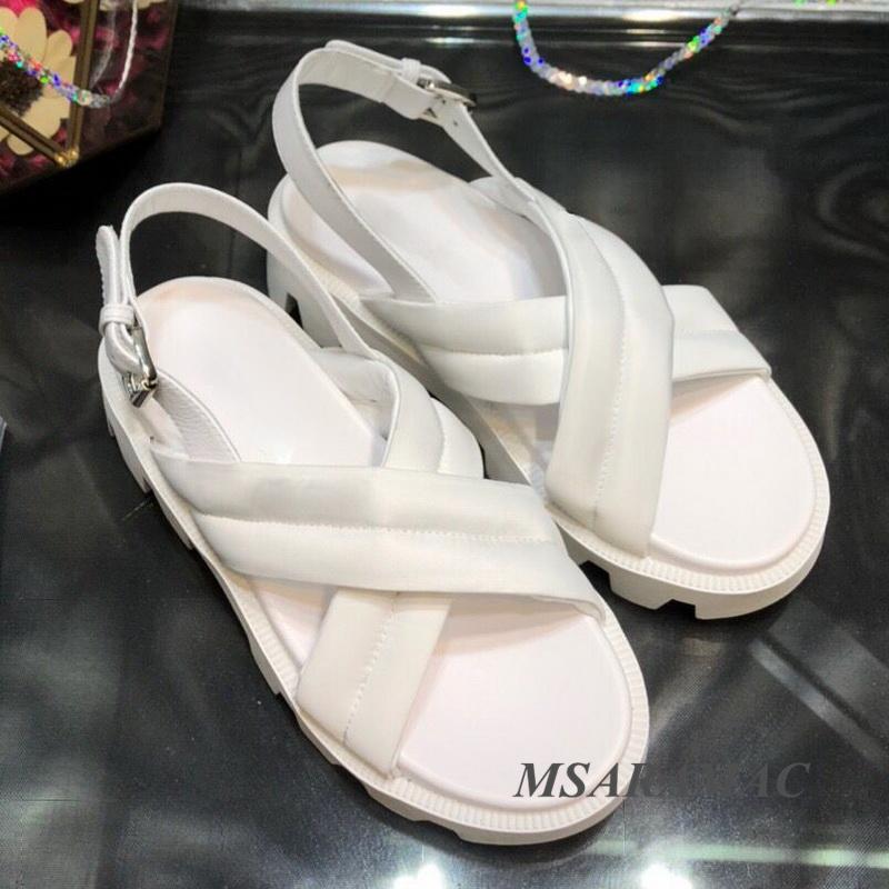 Sandals Summer White Satin Peep Toe Platform With Leather Lining Height Increase Beach For Women, Black
Sandals Summer White Satin Peep Toe Platform With Leather Lining Height Increase Beach For Women, Black