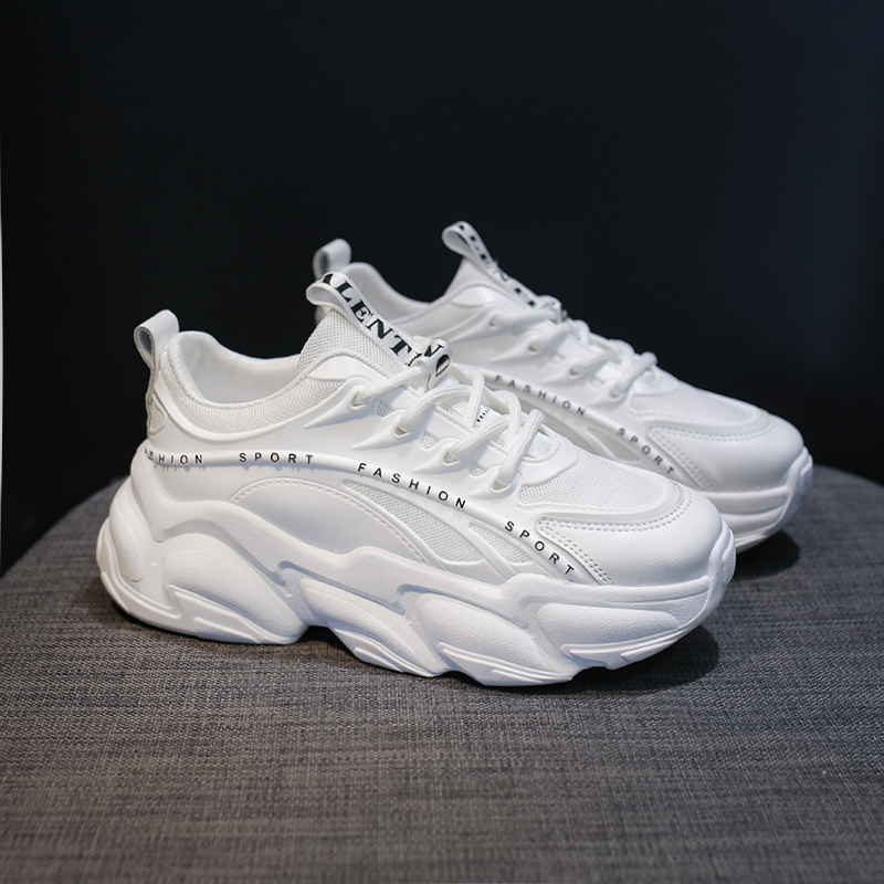 Fashion Women White Sneakers Comfortable Old Dad Shoes Female Outdoor Walking Footwear Chunky Thick Bottom Soft Chaussure Femme
Fashion Women White Sneakers Comfortable Old Dad Shoes Female Outdoor Walking Footwear Chunky Thick Bottom Soft Chaussure Femme