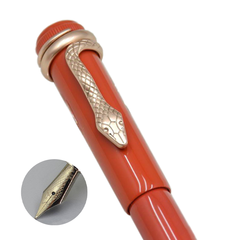GIFTPEN Wholesale price Heritage series black red Fountain pen with Snake head Clip office stationery Brand calligraphy ink pens Gift, As picture show
GIFTPEN Wholesale price Heritage series black red Fountain pen with Snake head Clip office stationery Brand calligraphy ink pens Gift, As picture show
