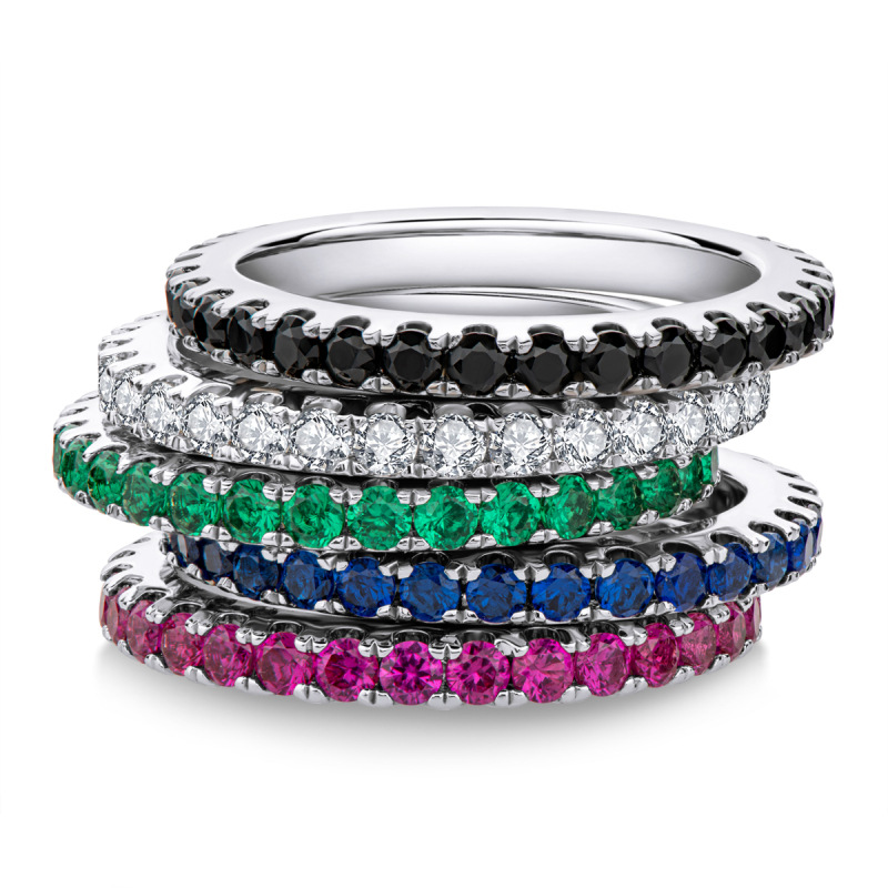Diamond Ring Eternity Love Rings Sterling Silver 1.4mm Blue Yellow Pink Black Stone Gold Ring for Women Girls, Slivery;golden
Diamond Ring Eternity Love Rings Sterling Silver 1.4mm Blue Yellow Pink Black Stone Gold Ring for Women Girls, Slivery;golden