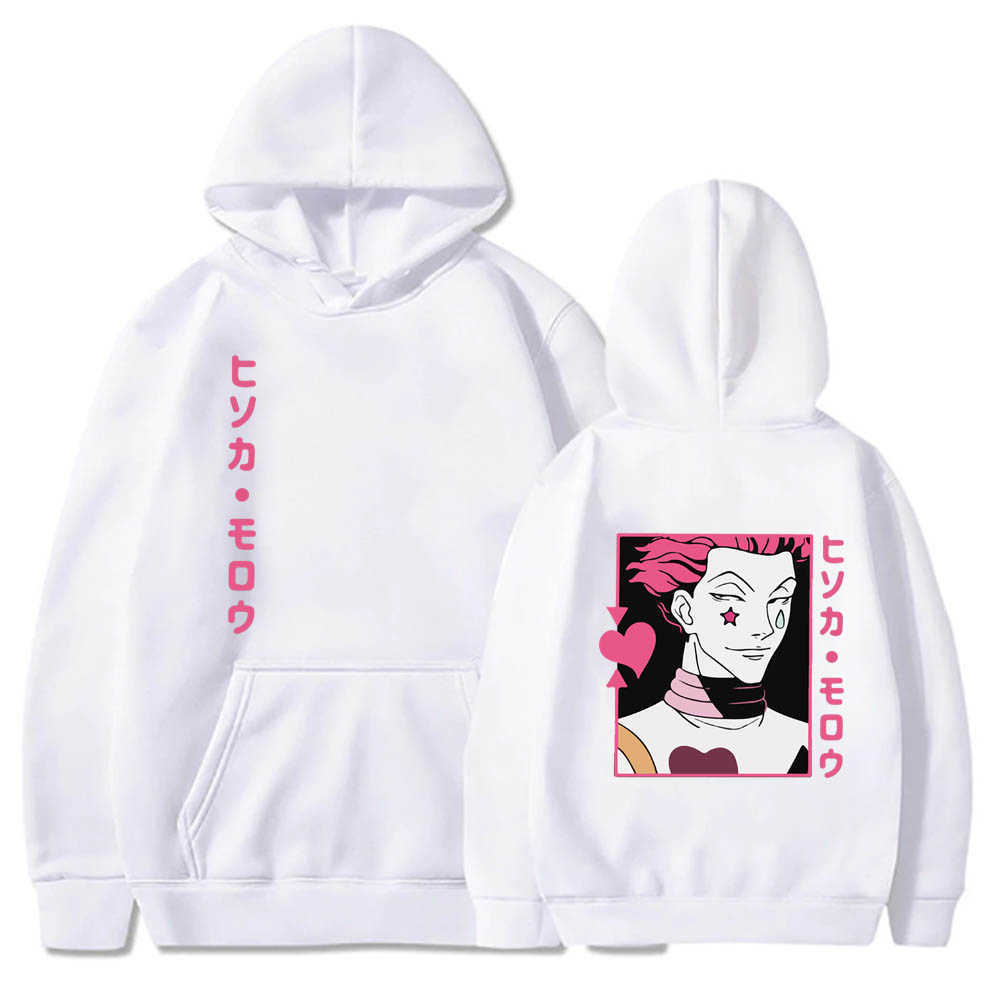 Kawaii Hunter X Hunter Hoodies Men Women Long Sleeve Sweatshirt Hisoka Anime Manga Hoodies Bluzy Tops Clothes Y0804