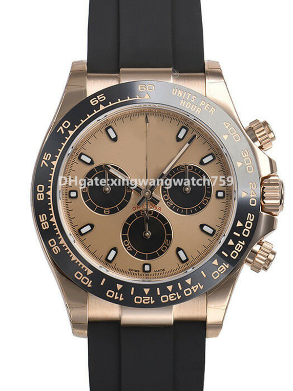 Luxury DJ NEW Factory 2813 Automatic movement No Chrono 116515 Everose Gold Oysterflex Ceramic Bezel Pink Index Dial Dress Men's Watch, Box
Luxury DJ NEW Factory 2813 Automatic movement No Chrono 116515 Everose Gold Oysterflex Ceramic Bezel Pink Index Dial Dress Men's Watch, Box