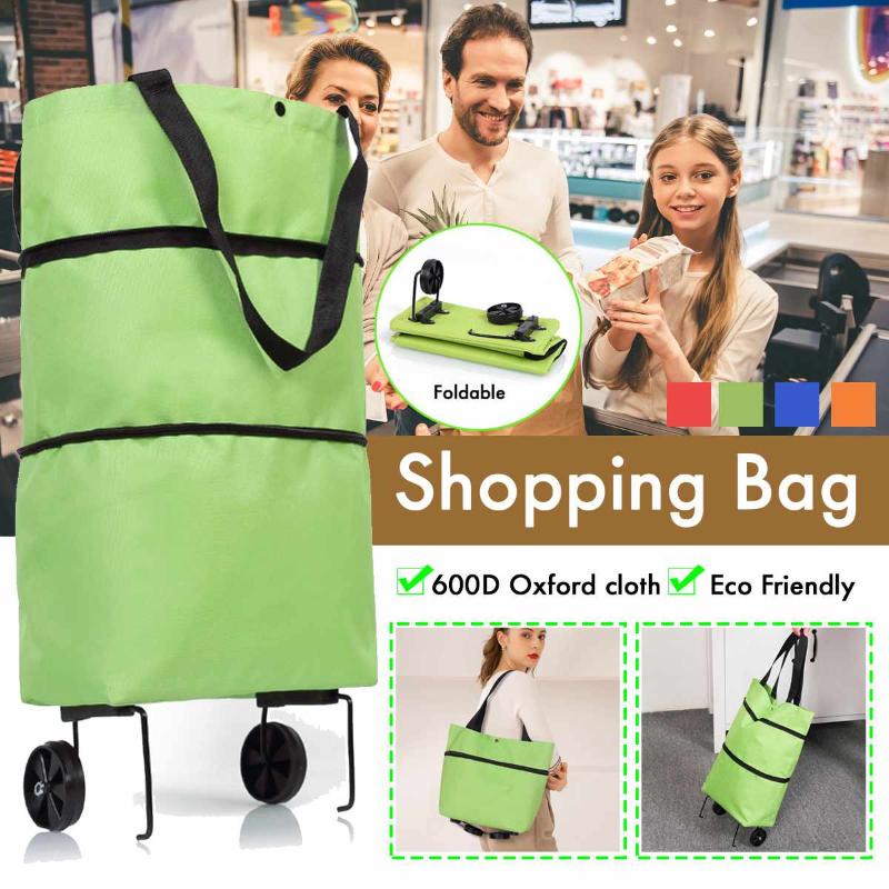 Shopping Bags Folding Pull Cart Trolley Bag With Wheels Foldable Reusable Grocery Food Organizer Vegetables
Shopping Bags Folding Pull Cart Trolley Bag With Wheels Foldable Reusable Grocery Food Organizer Vegetables