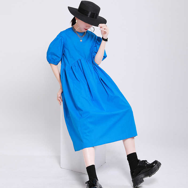 VANOVICH Summer Fashion Women Dress Solid Color Cotton Casual Ladies Temperament Clothing 210615, Black
VANOVICH Summer Fashion Women Dress Solid Color Cotton Casual Ladies Temperament Clothing 210615, Black