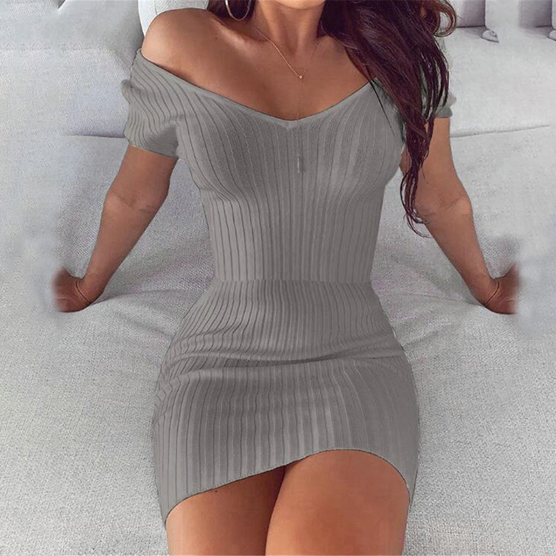 2021club off shoulder long sleeve bodycon dress for women 2021 winter white knitted sweater mini woman dresses robe femme, Black;gray
2021club off shoulder long sleeve bodycon dress for women 2021 winter white knitted sweater mini woman dresses robe femme, Black;gray