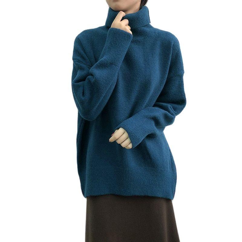 Women's Sweaters .Y.FANTASY 2021 Winter Knitted Cashmere Sweater Women Elegant Loose Warm Turtle Neck Pullover Vintage Outwear Female Jumpe, White;black
Women's Sweaters .Y.FANTASY 2021 Winter Knitted Cashmere Sweater Women Elegant Loose Warm Turtle Neck Pullover Vintage Outwear Female Jumpe, White;black