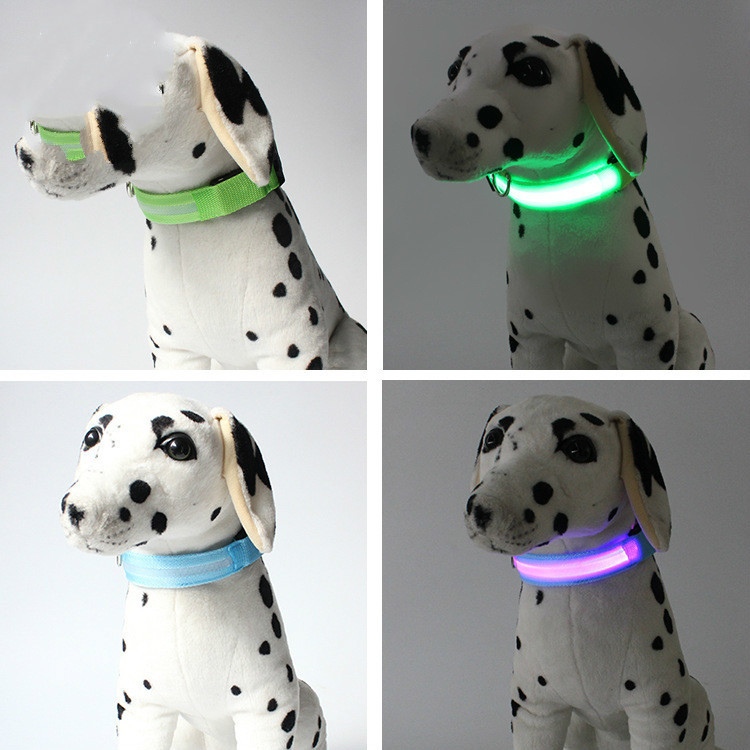 Luminous Dog Collar USB Charging Led Light With LED Flashing Collar Night Safety Outdoor Walking Dogs Puppy Collar Pet Supplies