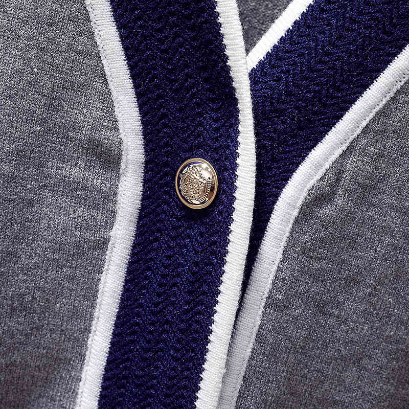 Autumn Winter Vintage Ladies Knitted Cardigans Sweaters Women Korean Long Sleeve V-Neck Office Fashion Slim Tops Cardigans 210518