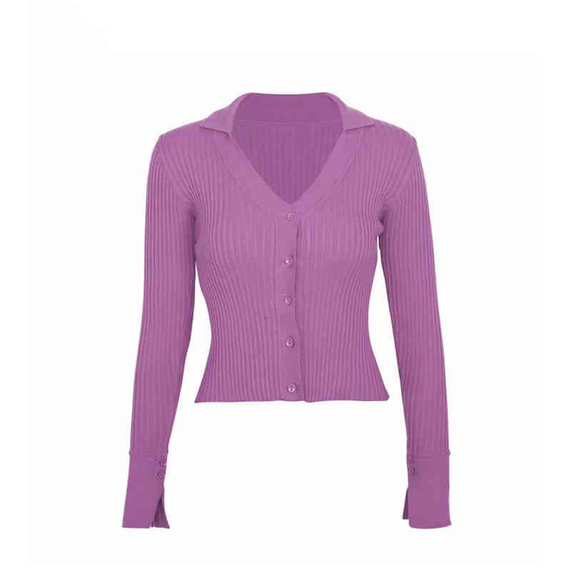 Fall Winter tops knitted sweater women vintage buttons black cardigan cropped korean streetwear 210521, Purple
Fall Winter tops knitted sweater women vintage buttons black cardigan cropped korean streetwear 210521, Purple