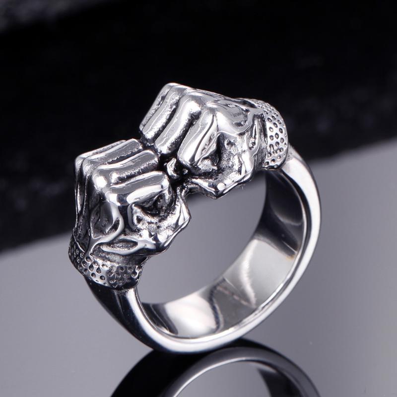 Cluster Rings Vintage Gothic Mens Fashion Punk Rock 316L Stainless Steel Biker Fist Ring, Golden;silver
Cluster Rings Vintage Gothic Mens Fashion Punk Rock 316L Stainless Steel Biker Fist Ring, Golden;silver