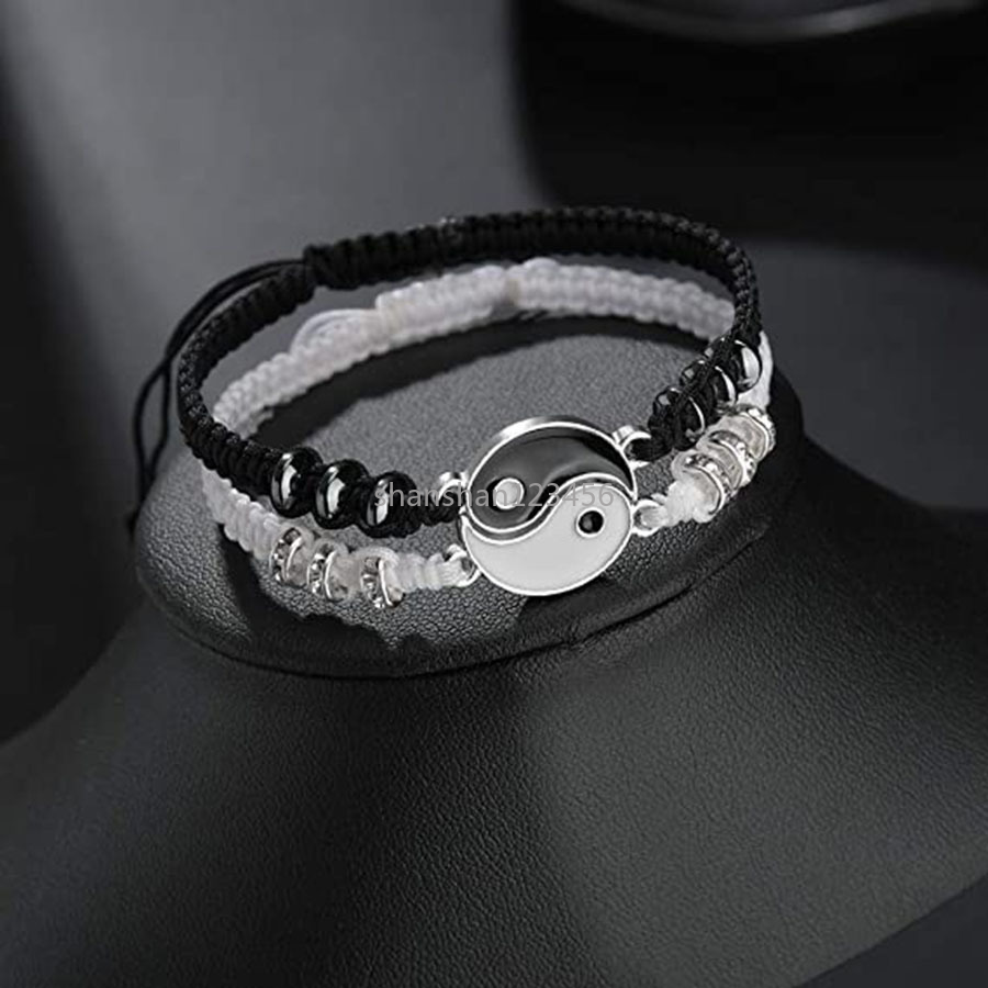 Tai Ji Yinyang Charm bracelet Weae combination couple bracelets bangle cuff friendship lover fashion jewelry will and sandy
Tai Ji Yinyang Charm bracelet Weae combination couple bracelets bangle cuff friendship lover fashion jewelry will and sandy