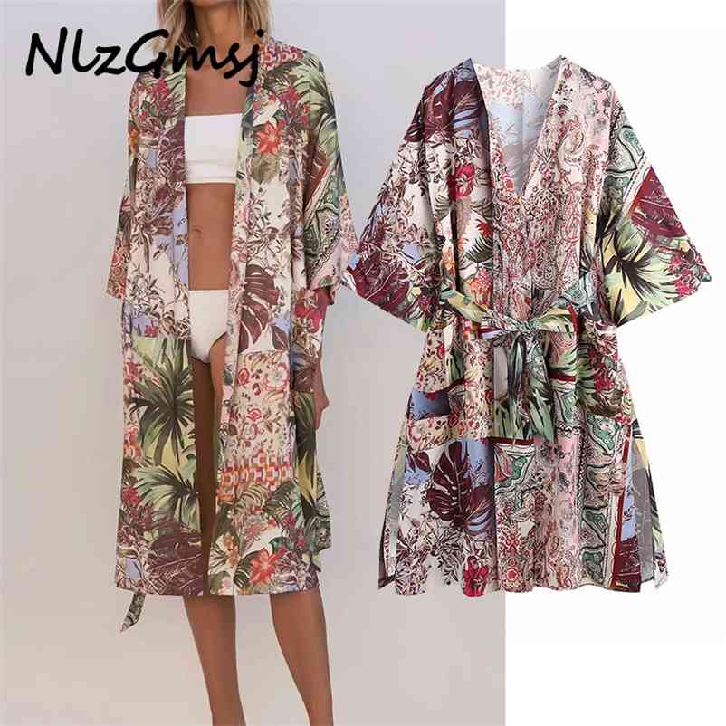 Women Summer Top Vintage Print Long Woman Kimono Cardigan Belt Japanese Streetwear Beach Blouses And Shirts 05 210628, As picture
Women Summer Top Vintage Print Long Woman Kimono Cardigan Belt Japanese Streetwear Beach Blouses And Shirts 05 210628, As picture