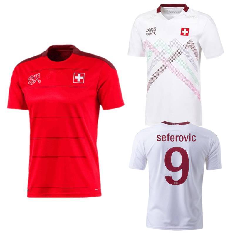 2021 Switzerland Soccer Jersey Home Away #9 Seferovic Akanji Shirt Mens #2 Lichtsteiner Shaqiri Football Uniform
2021 Switzerland Soccer Jersey Home Away #9 Seferovic Akanji Shirt Mens #2 Lichtsteiner Shaqiri Football Uniform