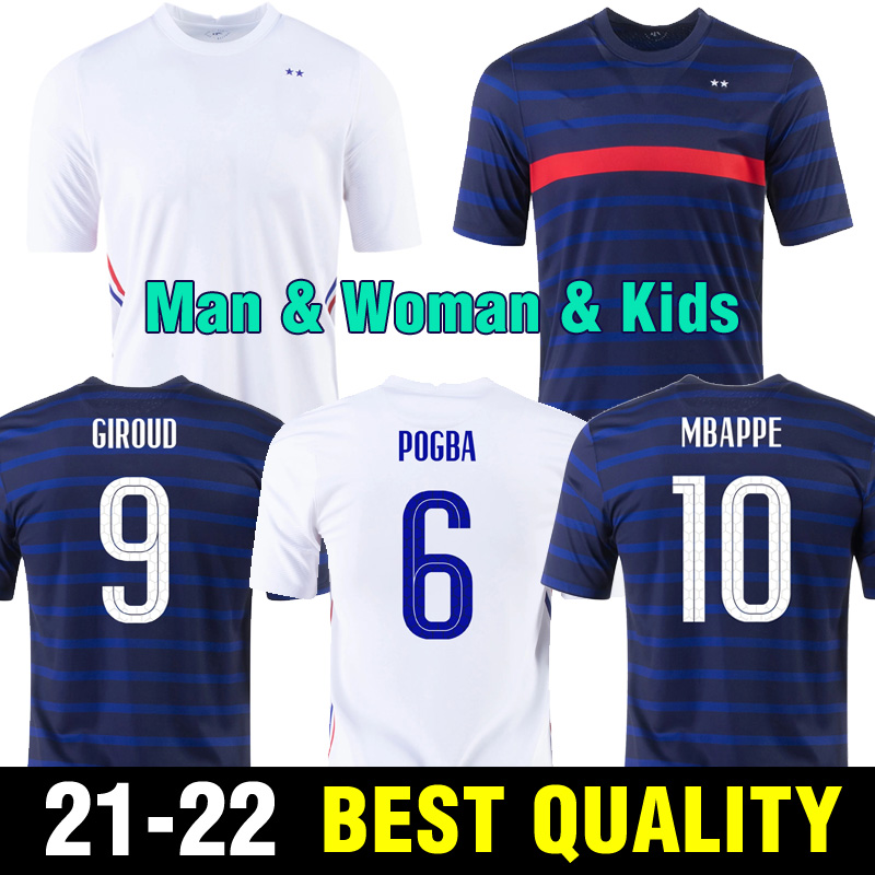 MAN Woman + KIDS 2021 GRIEZMANN MBAPPE soccer jersey KANTE 20 21 Centenary POGBA shirt Maillot de football France ZIDANE GIROUD MATUIDI Kimpembe
MAN Woman + KIDS 2021 GRIEZMANN MBAPPE soccer jersey KANTE 20 21 Centenary POGBA shirt Maillot de football France ZIDANE GIROUD MATUIDI Kimpembe