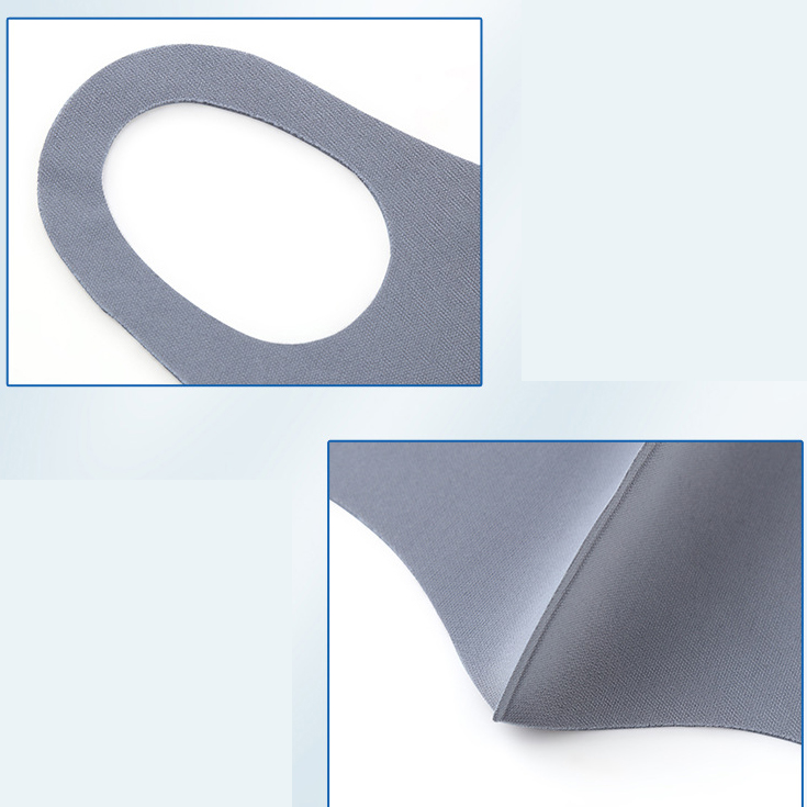 Washable Mouth Ice Face Mask Individual Black Gift Package Anti Dust PM2.5 Respirator Dustproof Anti-bacterial Reusable Silk Bags in Stock