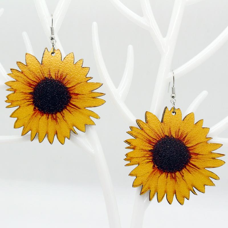 Dangle & Chandelier Fashion Wooden Sun Flower Drop Earrings For Women Gift Jewelry Unique Irregular Colorful Plant E915-2
Dangle & Chandelier Fashion Wooden Sun Flower Drop Earrings For Women Gift Jewelry Unique Irregular Colorful Plant E915-2