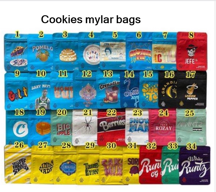 Stock sale Cookies Bag 3.5G 1 8 California Medellin YA HAMI LondonChello Pineapple Packaging Mylar Runtz Bags Wholesale
Stock sale Cookies Bag 3.5G 1 8 California Medellin YA HAMI LondonChello Pineapple Packaging Mylar Runtz Bags Wholesale