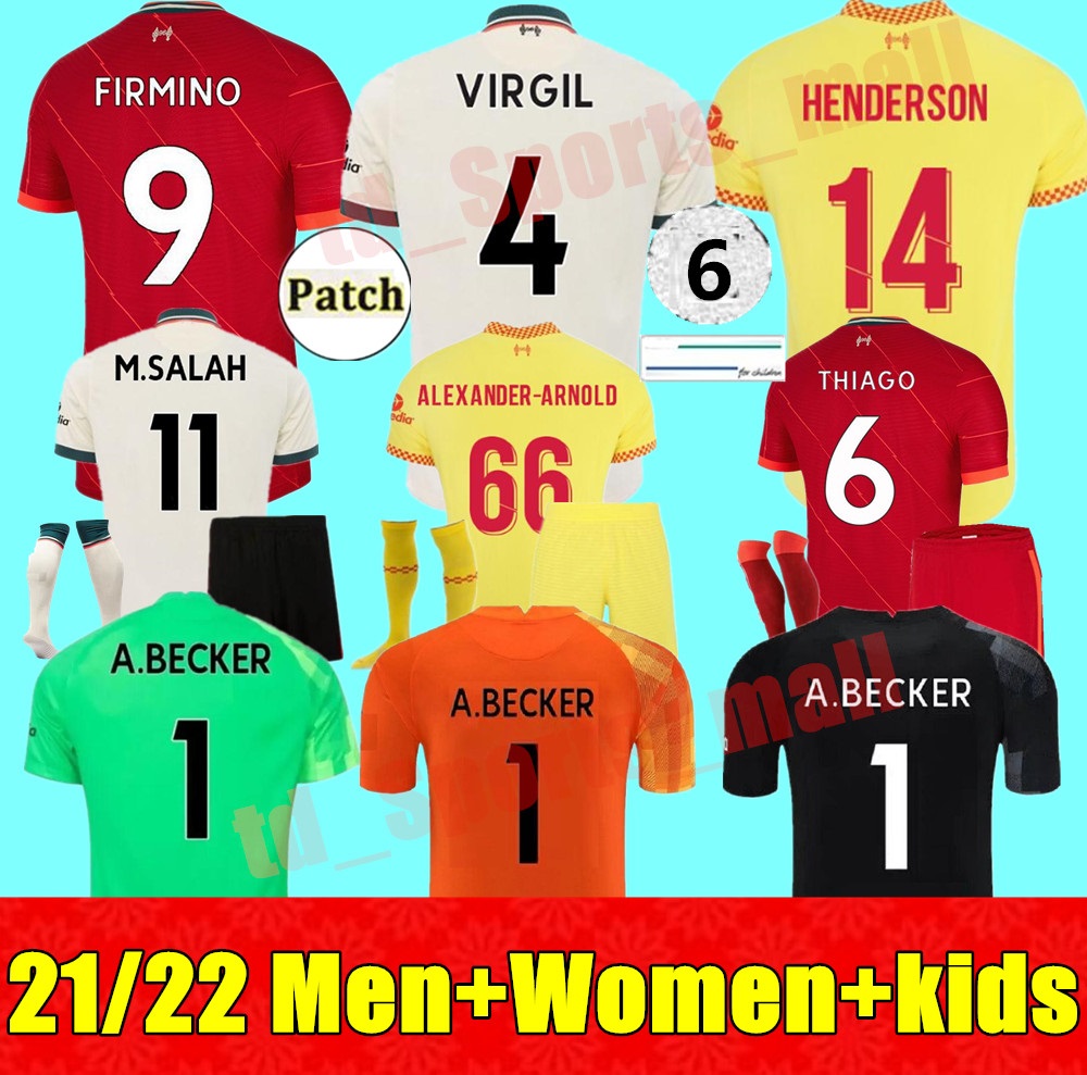 New 21 22 M.SALAH soccer jersey ALEXANDER ARNOLD Mane Firmino VIRGIL DIOGO J Thiago PHILLIPS KONATE A.BECKER MILNER football shirt 2021 2022 men kids kits uniforms, Adult 3rd+league patch
New 21 22 M.SALAH soccer jersey ALEXANDER ARNOLD Mane Firmino VIRGIL DIOGO J Thiago PHILLIPS KONATE A.BECKER MILNER football shirt 2021 2022 men kids kits uniforms, Adult 3rd+league patch