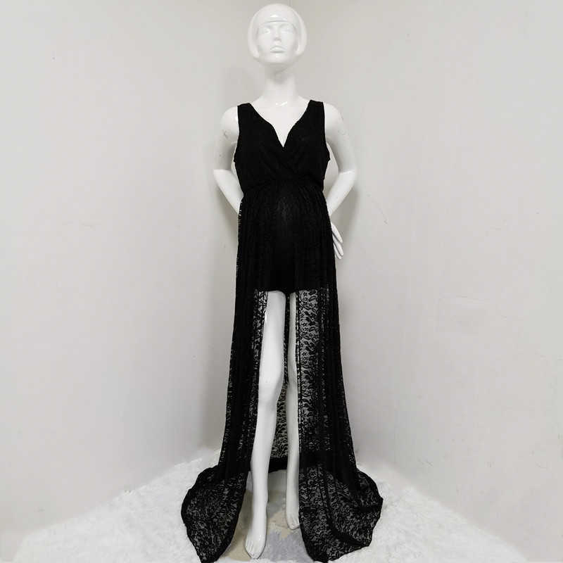 Summer Maternity Photography Bodysuits Dress Sleeveless Bodysuits Lace Dress For Photo Shooting Y0924, Black
Summer Maternity Photography Bodysuits Dress Sleeveless Bodysuits Lace Dress For Photo Shooting Y0924, Black