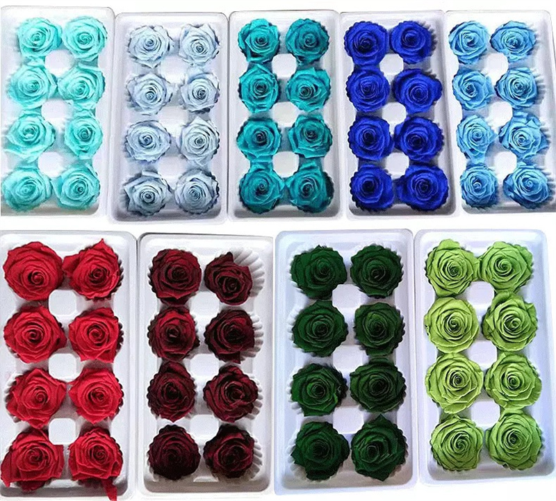 Roses Gift Box Eternaled Flower 8pcsbox Handmade Preserved Flowers Eternal Rose Present for her on Valentines Mother039s Day B6440926