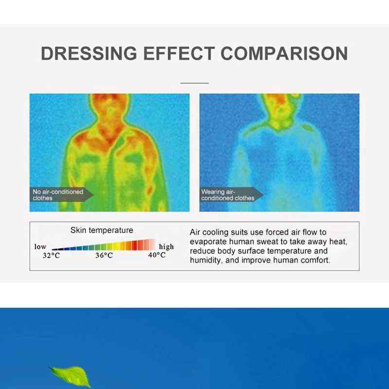 Men Summer Air Conditioning Clothing Fan Cooling Vest USB Charging Cooling sport man vest Outdoor Cooling summer hood vest 211111