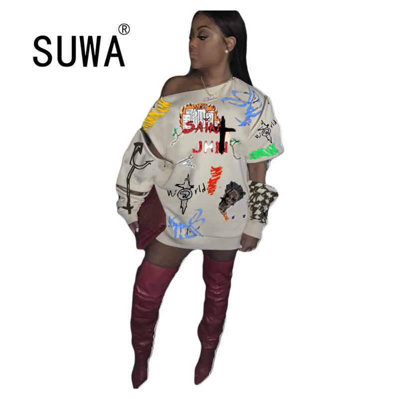 Fall Winter Women Tunic Mini Dress BF Style Cool Girl Fashion Trendy Chic Party Club Hollow Out Long Sleeve Tie Dye Sweatshirt 210525, White
Fall Winter Women Tunic Mini Dress BF Style Cool Girl Fashion Trendy Chic Party Club Hollow Out Long Sleeve Tie Dye Sweatshirt 210525, White