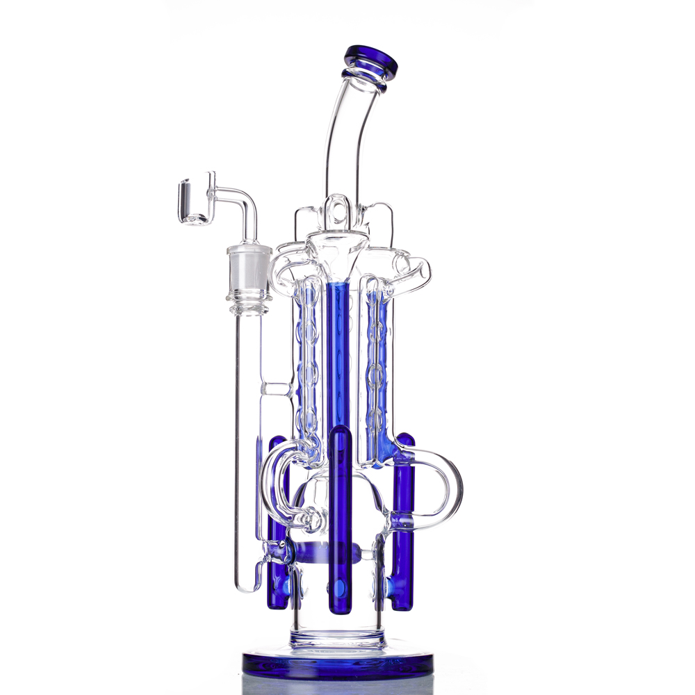 2021 Hookahs Bong Recycler 14.5 Inch tall color Blue Glass Bongs Dab Rig Water Pipe 14mm Joint With Quartz Banger or Slide Bowl Wholesale
2021 Hookahs Bong Recycler 14.5 Inch tall color Blue Glass Bongs Dab Rig Water Pipe 14mm Joint With Quartz Banger or Slide Bowl Wholesale