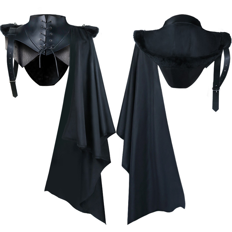Reaper Cloak Halloween Party Demon Dress Up Costume Vampire Cloak Male Medieval Retro Shawl, No hat
Reaper Cloak Halloween Party Demon Dress Up Costume Vampire Cloak Male Medieval Retro Shawl, No hat