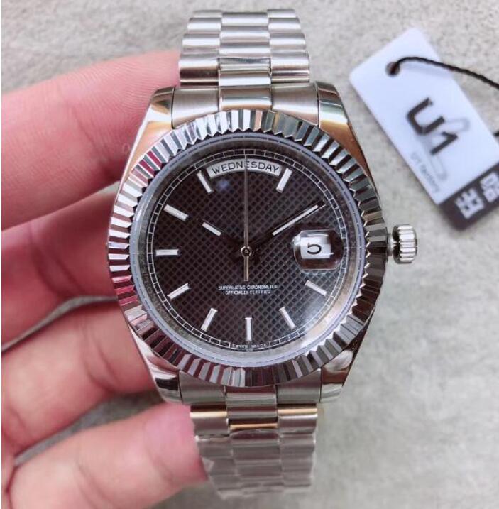 40mm white dial president mens watch resistant scratch sapphire crystal watches automatic mechanical roman numeral hour marker wristwatches, Slivery;brown
40mm white dial president mens watch resistant scratch sapphire crystal watches automatic mechanical roman numeral hour marker wristwatches, Slivery;brown