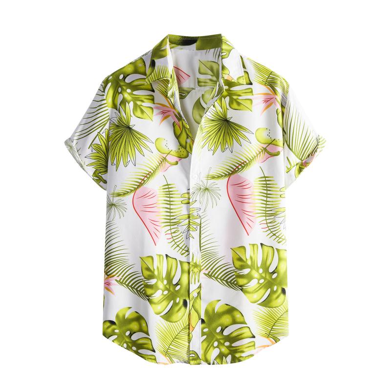 Men' Casual Shirts Fashion Plus Size Green Mens Summer Short Sleeve Beach Loose Blouse 2021 Hawaiian Classic
Men' Casual Shirts Fashion Plus Size Green Mens Summer Short Sleeve Beach Loose Blouse 2021 Hawaiian Classic