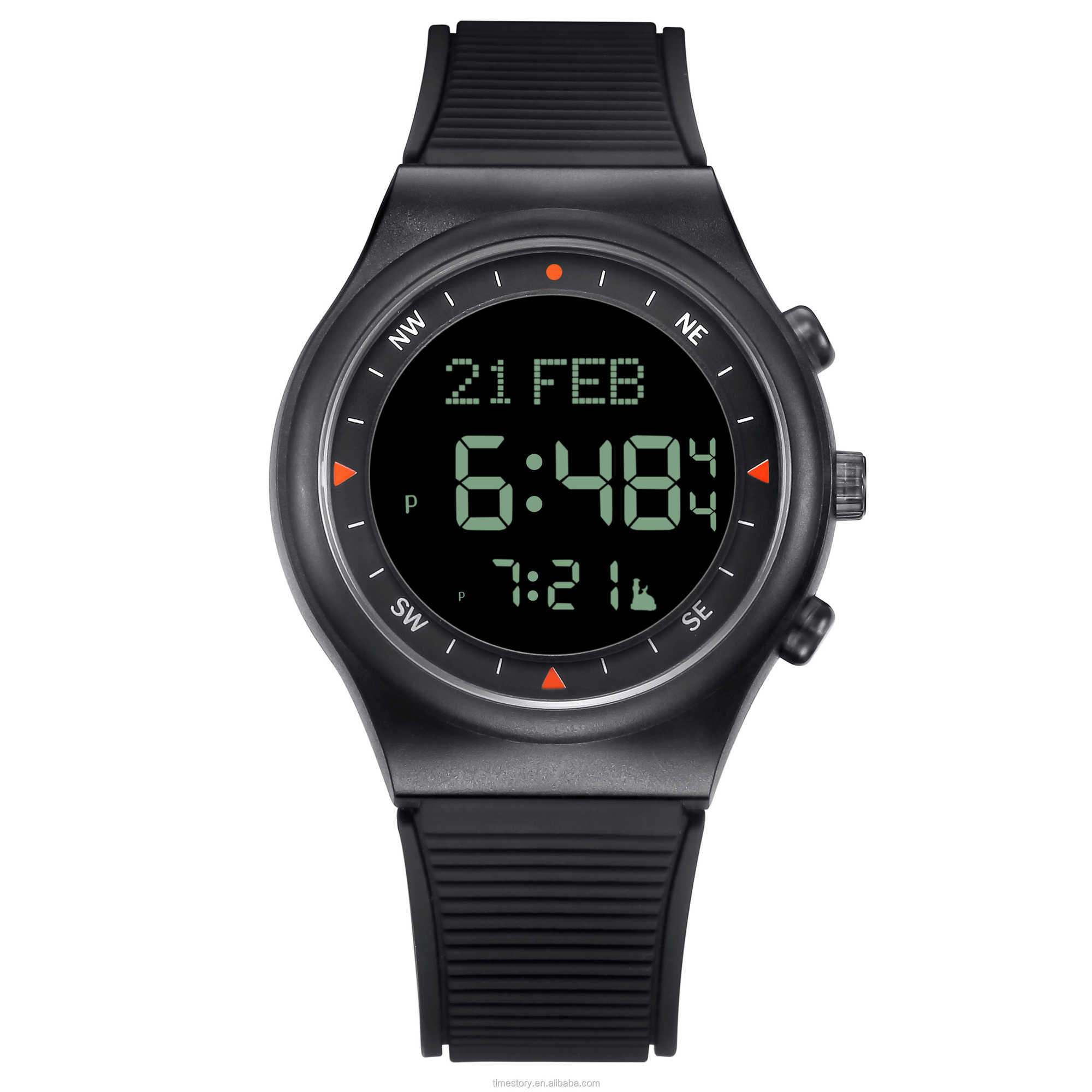 Muslim azan al wrist watch silicone waterproof fashion 2016 qur'an pray watch ,more than 1000 citi pray watch, Orange and black
Muslim azan al wrist watch silicone waterproof fashion 2016 qur'an pray watch ,more than 1000 citi pray watch, Orange and black