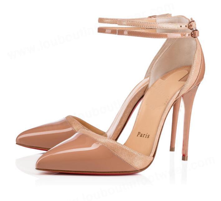 Fashion Sandals Lady Uptown Double Ankle Strap Pump Women's Red Bottom High Heels Pointed Toe Nude,Black Patent Leather Sexy Party Dress Wedding
Fashion Sandals Lady Uptown Double Ankle Strap Pump Women's Red Bottom High Heels Pointed Toe Nude,Black Patent Leather Sexy Party Dress Wedding