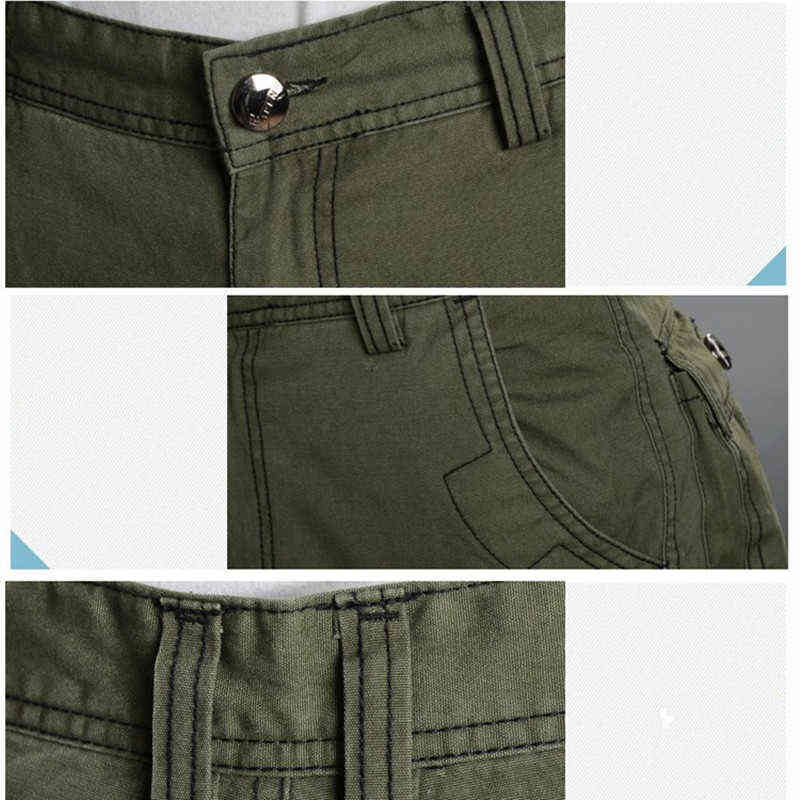 Cargo Pants Men Combat SWAT Army Military Pants 100%Cotton Many Pockets Stretch Flexible Man Casual Trousers Plus Size 28- 38 40 211108