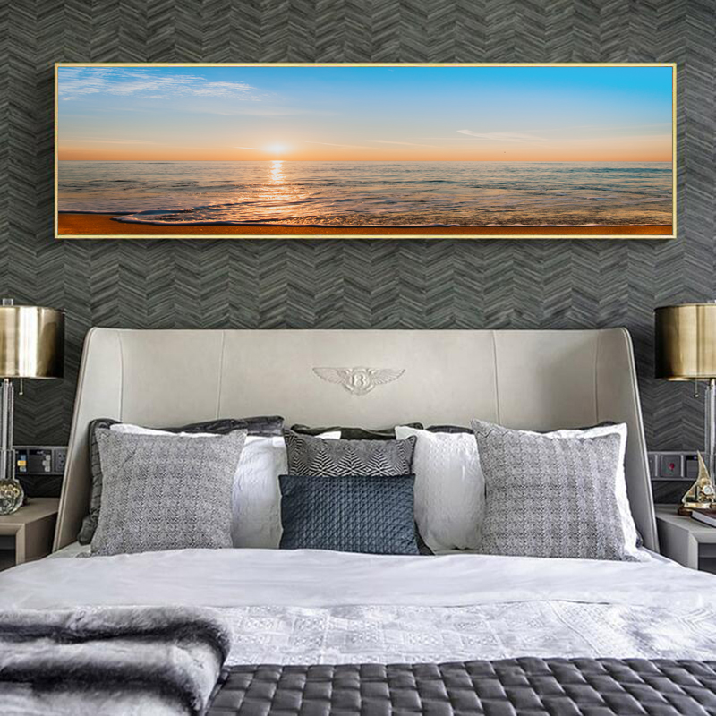 Sea Wave Posters Home Decor Sunset Sunrise Canvas Painting Wall Art Pictures For Living Room Bedside Landscape Prints Paintings