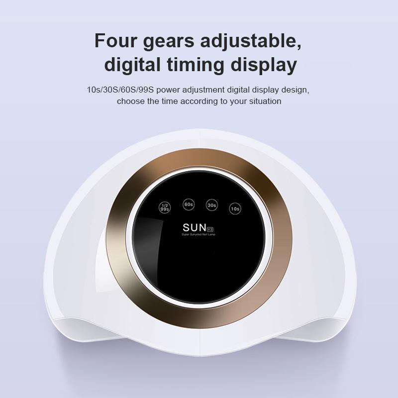 Nail Dryers 168W Lamp LED Potherapy Machine Quick-drying Hands Tools