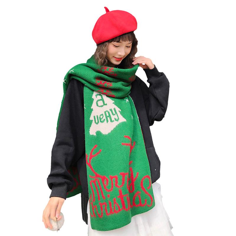 Scarves Winter Knitted Warm All-match Japanese Shawl Couple Soft Sister Student Christmas Gift Scarf
Scarves Winter Knitted Warm All-match Japanese Shawl Couple Soft Sister Student Christmas Gift Scarf