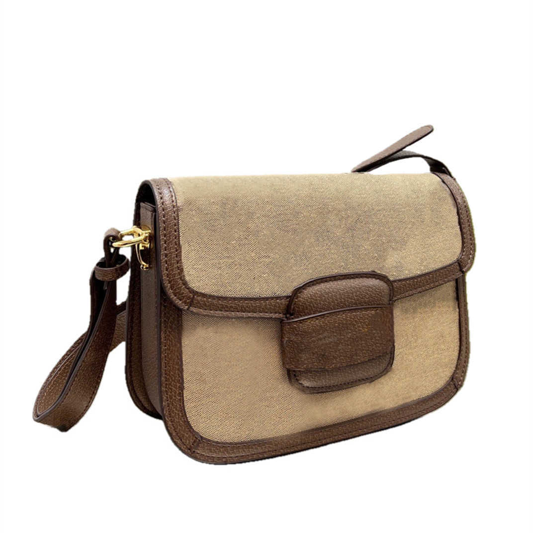 CLASSIC FLOWER 1955 Contrast stitching canvas saddle bag Retro lock Designer Handbags women cross Body Sling Bags classic brand print messenger handbag, No bags
CLASSIC FLOWER 1955 Contrast stitching canvas saddle bag Retro lock Designer Handbags women cross Body Sling Bags classic brand print messenger handbag, No bags