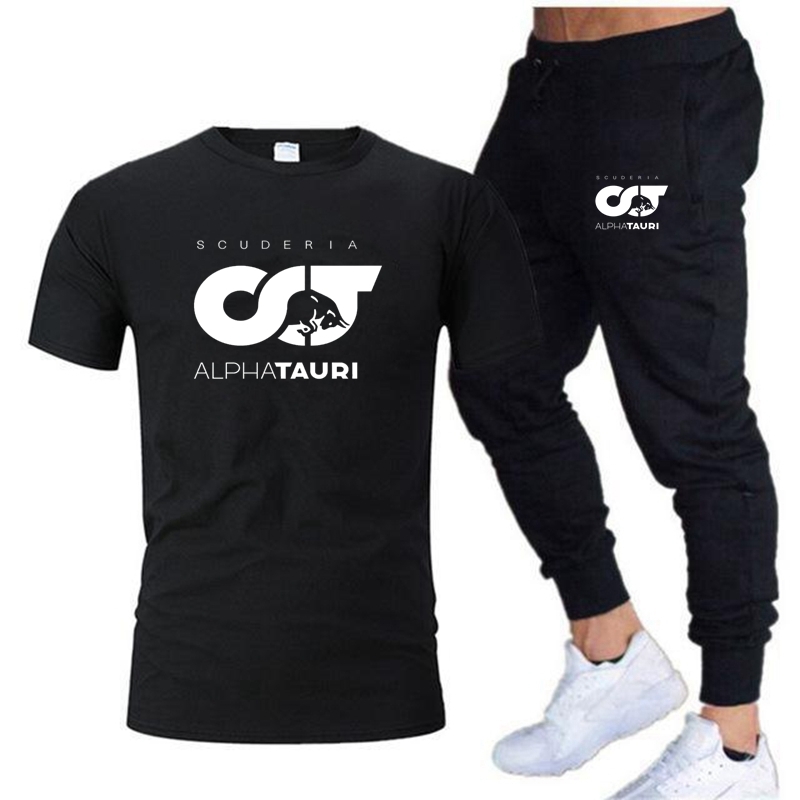 Summer Men Sets Brand Printed F1 Scuderia Alpha Tauri Pierre Gasly Racing Drive to Fashion Short Sleeve Cotton T-shirt+trousers, 28
Summer Men Sets Brand Printed F1 Scuderia Alpha Tauri Pierre Gasly Racing Drive to Fashion Short Sleeve Cotton T-shirt+trousers, 28