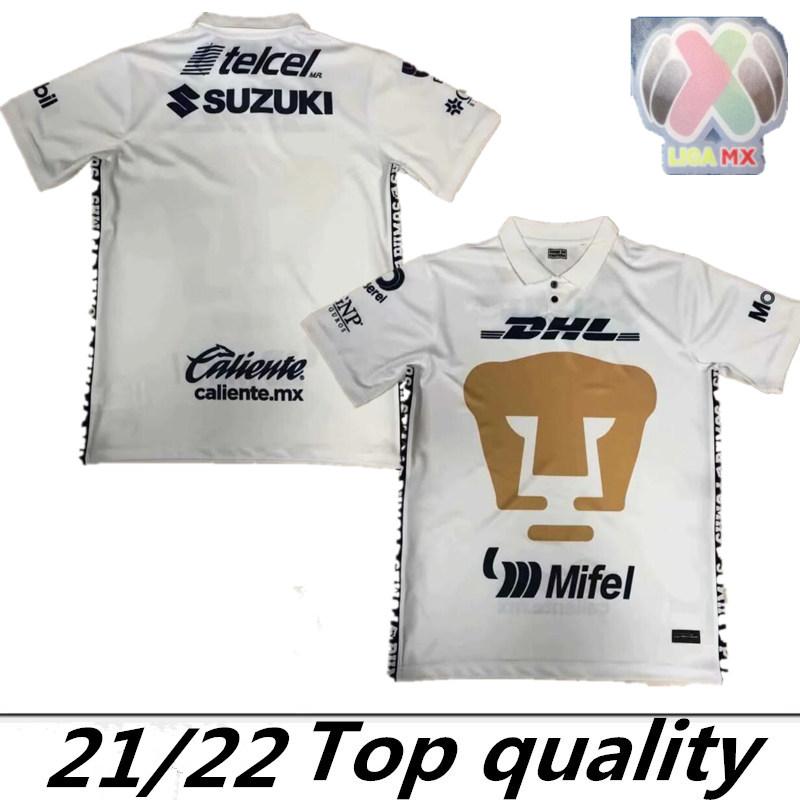 2021 2022 Liga MX Club Coyoacan UNAM Mexiko soccer Jerseys Malcorra 21/22 Men home white MORA away blue Shirts customized Football Uniforms, Black;yellow
2021 2022 Liga MX Club Coyoacan UNAM Mexiko soccer Jerseys Malcorra 21/22 Men home white MORA away blue Shirts customized Football Uniforms, Black;yellow