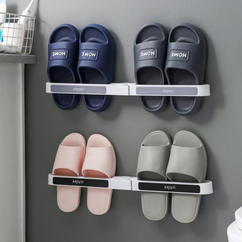 Clothing & Wardrobe Storage Durable Slippers Rack Anti-corrosion Holder Punch-free Good Load-bearing Easy To Install
Clothing & Wardrobe Storage Durable Slippers Rack Anti-corrosion Holder Punch-free Good Load-bearing Easy To Install
