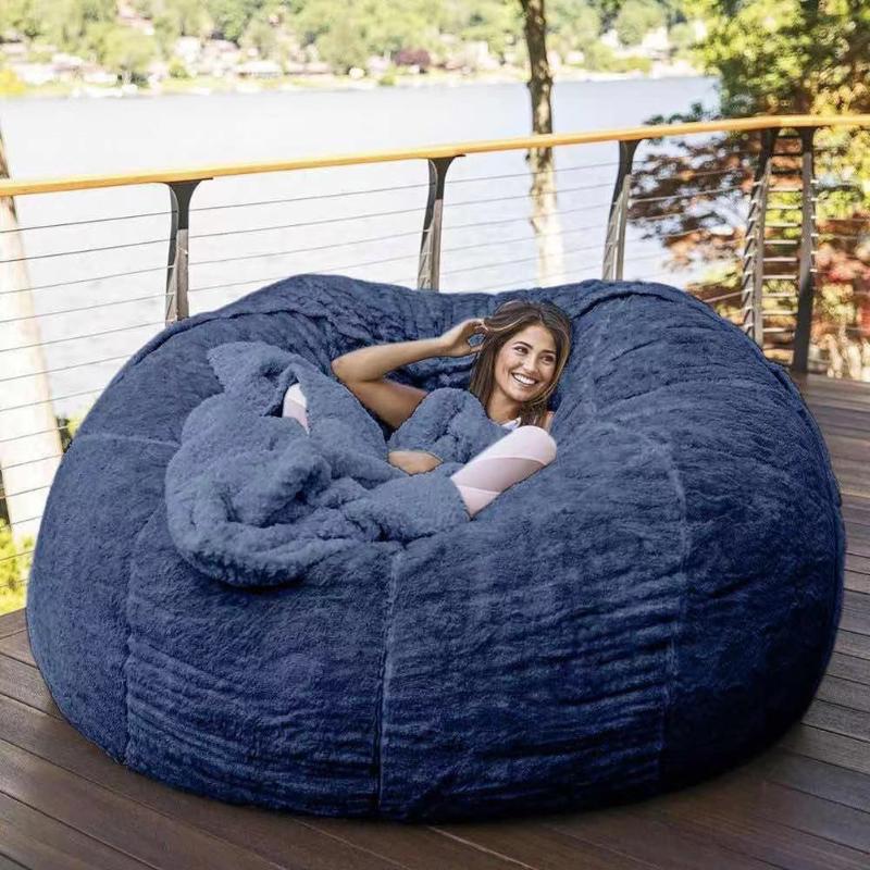 Chair Covers Lazy Bean Bag Sofa Cover For Living Room Lounger Seat Couch Chairs Cloth Puff Tatami Asiento7198312