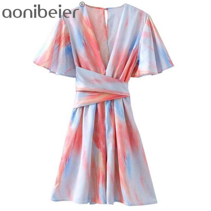 Lightweight Tie Dye Women Rompers Summer Fashion Deep V Neck Short Sleeve High Waist Wide Leg Casual Playsuit Jumpsuit 210604, 01
Lightweight Tie Dye Women Rompers Summer Fashion Deep V Neck Short Sleeve High Waist Wide Leg Casual Playsuit Jumpsuit 210604, 01