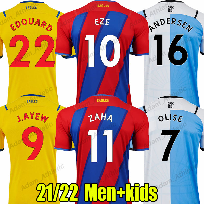 CPFC ZAHA soccer Jerseys 2021/22 The Eagles GALLAGHER OLISE EZE football shirts MATETA MILIVOJEVIC J.AYEW EDOUARD ANDERSEN jersey men kids kit Camiseta de Futbol top, 21-22 home
CPFC ZAHA soccer Jerseys 2021/22 The Eagles GALLAGHER OLISE EZE football shirts MATETA MILIVOJEVIC J.AYEW EDOUARD ANDERSEN jersey men kids kit Camiseta de Futbol top, 21-22 home